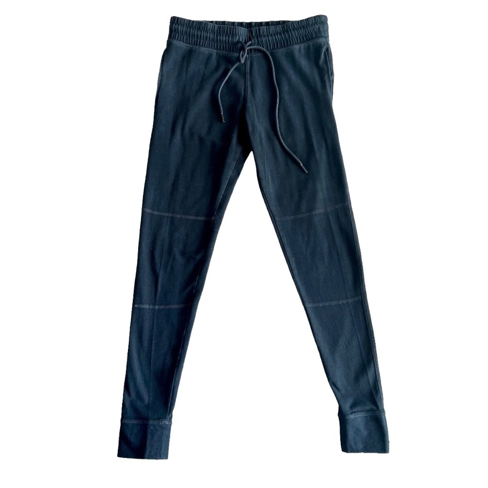 Pink Victoria's Secret Black Logo Joggers Sweat Pants - Picture 2 of 5